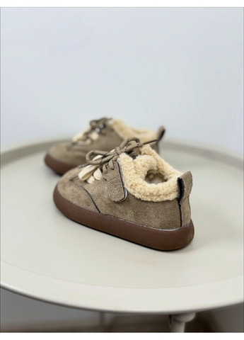 Бежевые повседневные осенние ботинки осенние детские бежевые 1669 No Brand