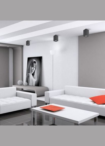 Накладной неповоротный светильник ML307 черный (40134) Feron (335058957)