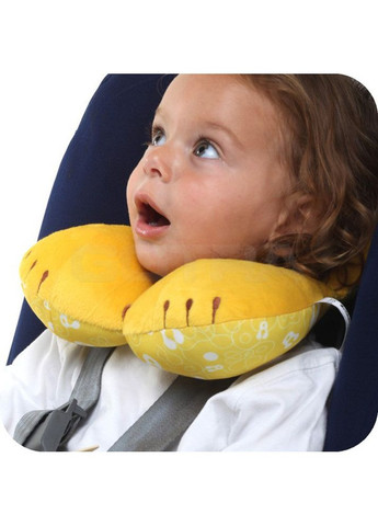 Дорожная подушка YT2199 Желтая (возраст 1-4 лет) No Brand (368566047)