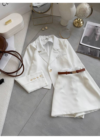 Костюм двійка жакет+спідниця шорти Україна (350936716)