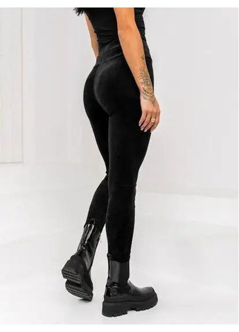 Магия зимнего комфорта: Лосины велюровые на меху для настоящего уюта, Мягкие и приятные плюшевые лосины No Brand Лосини велюрові на хутрі мокко (360428618)