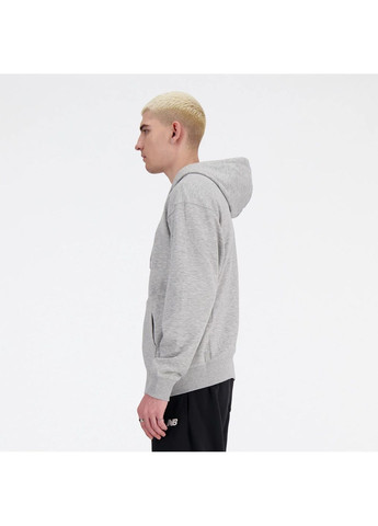 Женская толстовка Sport Essentials Full Zip Grey MJ41502AG New Balance (364838063)