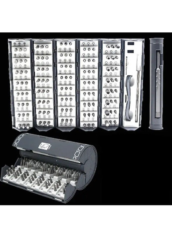 Складаний набір комплект інструментів з електричною викруткою для розбирання ремонту телефонів комп'ютерів 128 в 1 (479746-Prob) Unbranded (323190371)