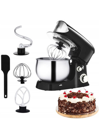 Тістоміс планетарний міксер 3 л чаша з нержавіючої сталі на 6 швидкостей AD 4226 (1200 Вт) Adler (311196752)