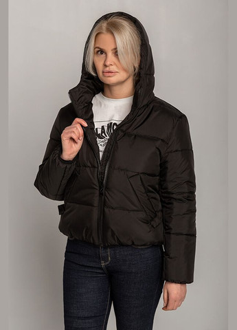 Чорна демісезонна куртка паула чорний MioRichi