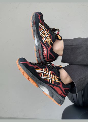 Кроссовки женские и мужские Asics Gel-NYC x Naruto Shippuden black | Асикс Гель-НЮК черные No Brand чёрные демисезоны (339604486)