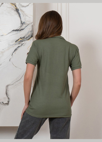 Хаки (оливковая) летняя футболки ISSA PLUS 14556