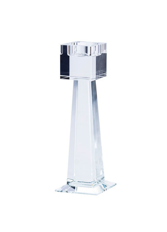 Скляний підсвічник 20.5 (см) квадратний на 1 свічку HP36560S TS Kitchen (369654276)