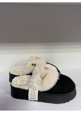 Стильні домашні тапки на високій підошві No Brand (367605060)