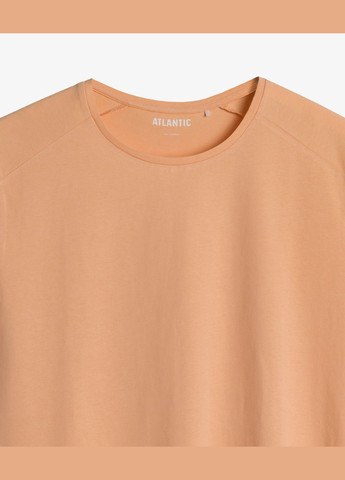 Персиковая всесезон пижама женская шорты, футболка Atlantic