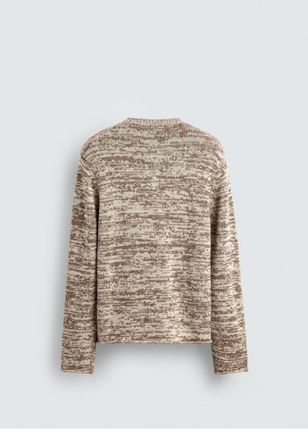 Комбинированный демисезонный свитер Zara