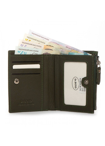 Шкіряний жіночий гаманець Classik WN-23-10 green Dr. Bond (282557218)