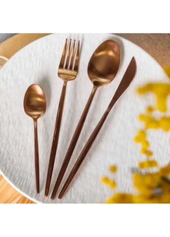 Набор столовых приборов 24 предмета столовый набор на 6 персон Бронза HP-20-18 Yiwu (369142692)