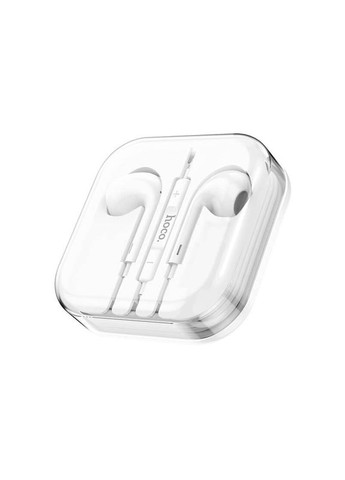 Наушники crystal earphones with mic M1 Max 3.5мм белые Hoco (323111656)
