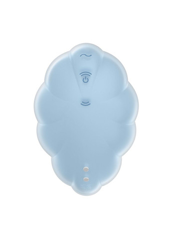 Вакуумный стимулятор с вибрацией Cloud Dancer Blue Satisfyer (369780424)