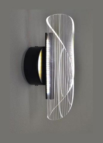 Светильник светодиодный настенный, бра LUMIERA 10W I-ON/OFF BLACK/CLEAR 220V IP20 Luminaria (329439977)