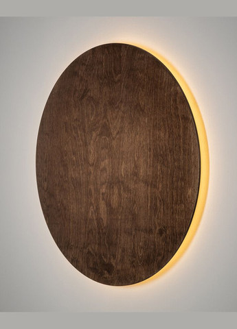 Бра, настінний світильник 11292 Ring Timber Led XL 1x16W 3000K 290Lm IP20 Brown (11292) Nowodvorski (318524664)
