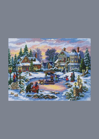 Набір для вишивання за нанесеною на канву схемою "Treasure time". AIDA 14CT printed 55*43 см Joy Sunday (313614639)