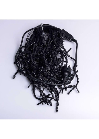 Вулична гірлянда бахрома 12 м 200 led чорний провід Мультиколір 12MBML Garlando (370373095)