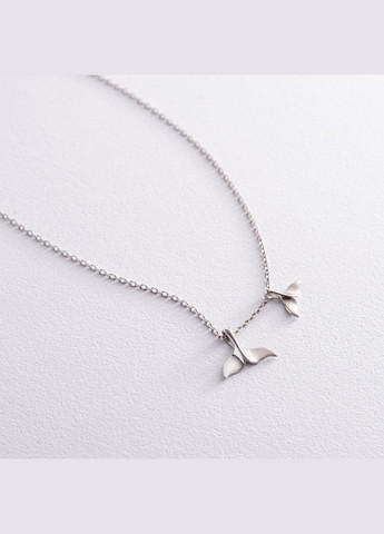 Срібне кольє Хвіст кита 181057 40 Oniks (264644230)