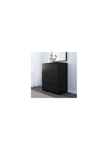 Комод 4 ящика темнокоричневый IKEA (277964934)