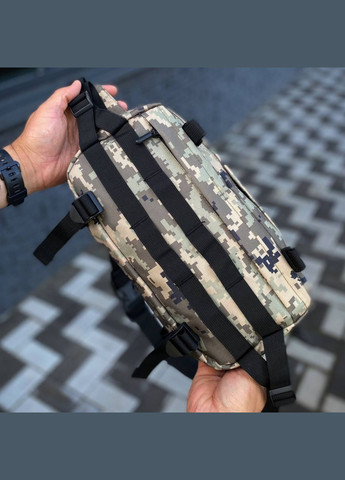 Сумка піксель на пояс через плече чоловіча нагрудна TK L No Brand (300172278)