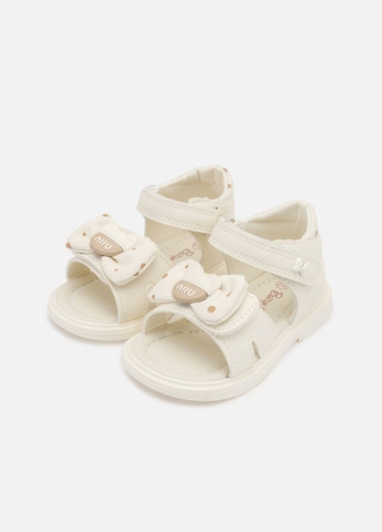 Белые босоножки для девочки, на каблуке цвет белый cb-00264548 Buddy Sheep