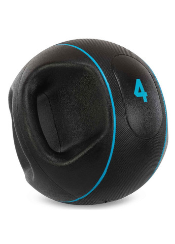 Медбол мяч медицинский двуручный с хватами Medicine Ball LP8111-4 4кг (резина, d-25см, ) LiveUp (361434665)