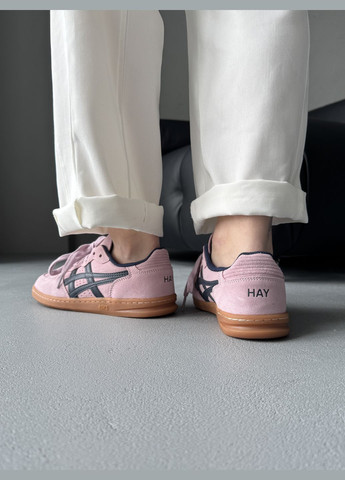 Кросівки жіночі Asics x Hay Skyhand pink black | Асікс рожеві чорні No Brand рожеві демісезони (342717900)