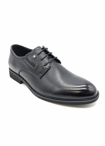 Чоловічі туфлі чорні шкіряні YA-11-8 28,5 см (р) Yalasou (259326270)