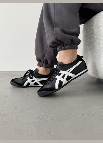 Кроссовки женские и мужские Asics Onitsuka Tiger black white | Асикс Онитцука Тайгер черные белые No Brand чёрные демисезоны (316231452)