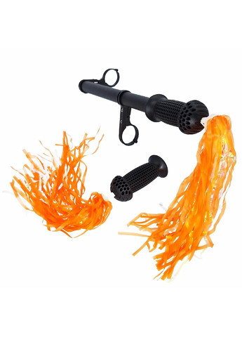 Ленты в руль детского велосипеда / самоката оранжевые (G00010463) No Brand (355802813)