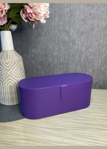 Стайлер 5в1 HAIR BRUSH Styler + Коробка Чохол з функціями надання об'єму, випрямлення, укладання Фіолетовий Lucky Day Shop (337990262)