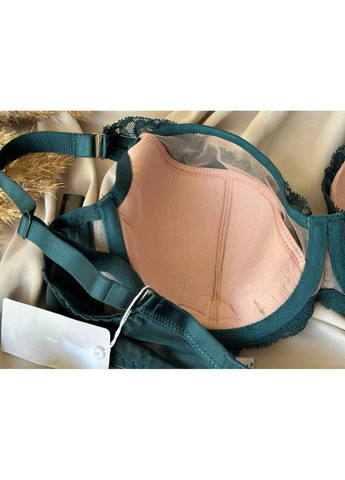 Зелёный бюстгальтер с мягким поролоном 12301 зеленый Lanny Mode