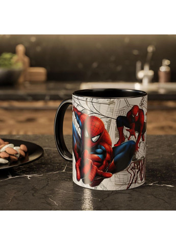 Чашка с принтом "Spider-Man: Комикс-экшен" 330мл No Brand (368671586)