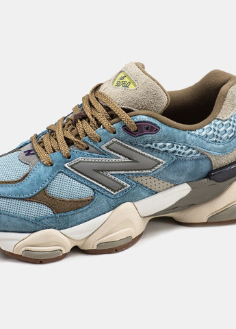 Кроссовки женские New Balance 9060 x Bodega blue beige | Нью Беланс 9060 синие бежевые No Brand синие демисезоны (315883754)