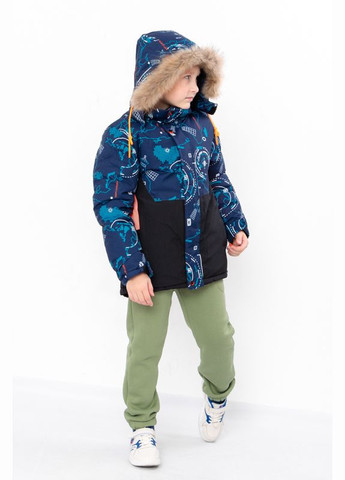 Помаранчева зимня куртка для хлопчика (зима) No Brand