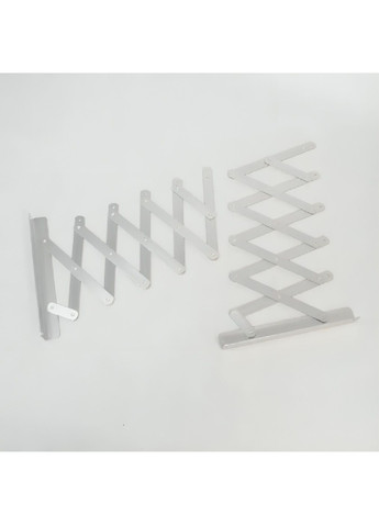 Настінна висувна сушарка вішалка з максимальним навантаженням до 15 кг для білизни одягу речей 80х70х26,5 см (481045-Prob) Unbranded (352060867)