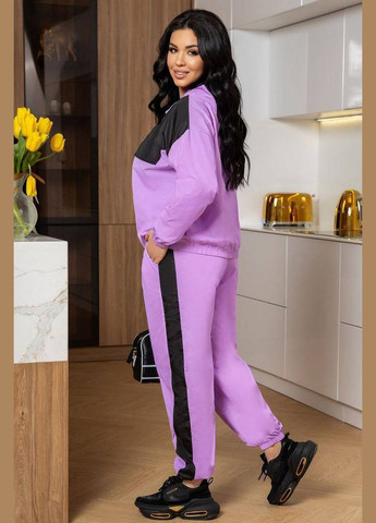 Спортивний костюм жіночий фіолетового кольору Let's Shop (287558976)