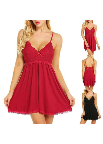 Пеньюар жіночий з мереживом із трусиками на бретелях. Мереживний пеньюар красивий і сексуальний China (360866335)