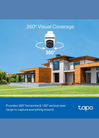 IP-Камера Tapo C510W 3MP N300 зовнішня поворотна TP-Link (314747195)