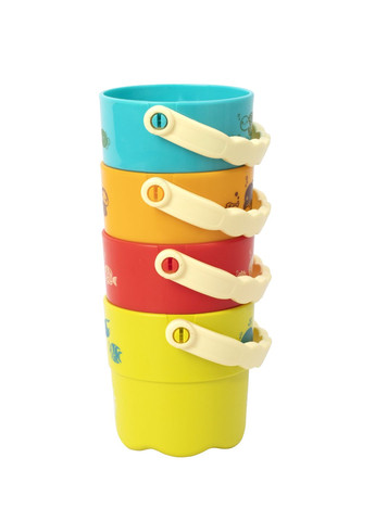 Набор игрушек для ванной Ведера 4 шт. () Baby Team 8859 (328397932)