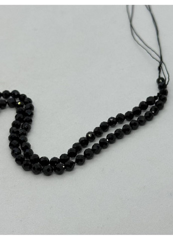 Шпинель на нитці без застібки 4 мм 40 см Чорний No Brand (372467989)