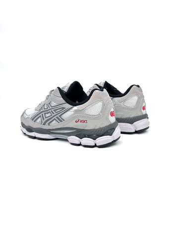 Сірі Осінні чоловічі кросівки asics gel nyc 'white steel grey' No Brand Gel-NYC