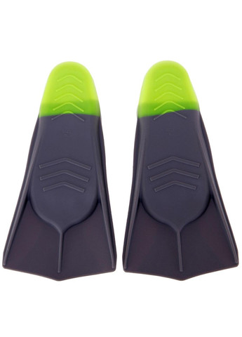 Ласти для тренувань в басейні короткі із закритою п'ятою PL-6090-05 розмір сірий-салатовий Cima (330134458)