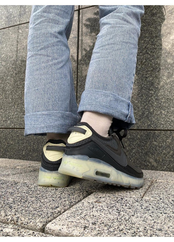 КРОССОВКИ ЖЕНСКИЕ NIKE AIR MAX TERRASCAPE 90 BLACK GREY НАЙК АИР МАКС ТН ПЛЮС No Brand серые демисезоны (368885076)