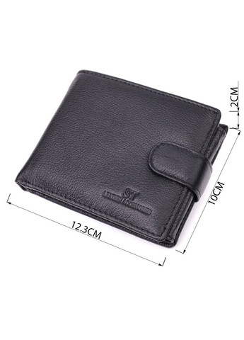 Бумажник для документов и карт с монетницей из кожи мужской черный (sku_22480) No Brand (327820084)