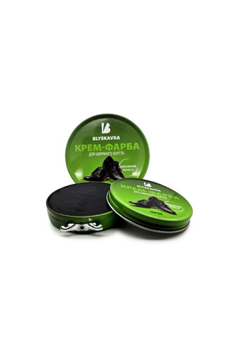 Молния крем-краска шайба 40мл черный (12) Blyskavka (338861732)