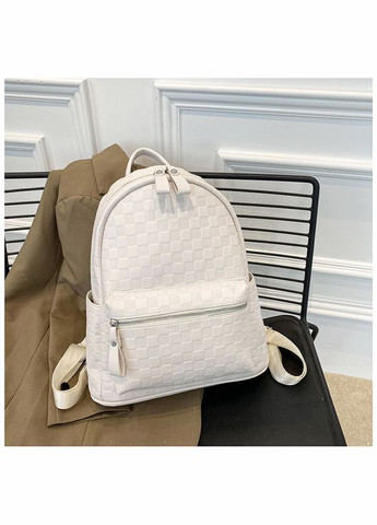 Жіночий рюкзак білий рифлений КиП (287327606)