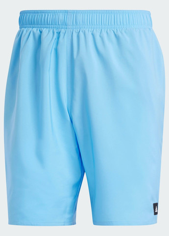 Мужские синие спортивные плавательные шорты solid clx classic-length adidas